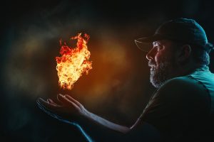 Man Fire Flame Glowing Fantasy - leemurry01 / Pixabay